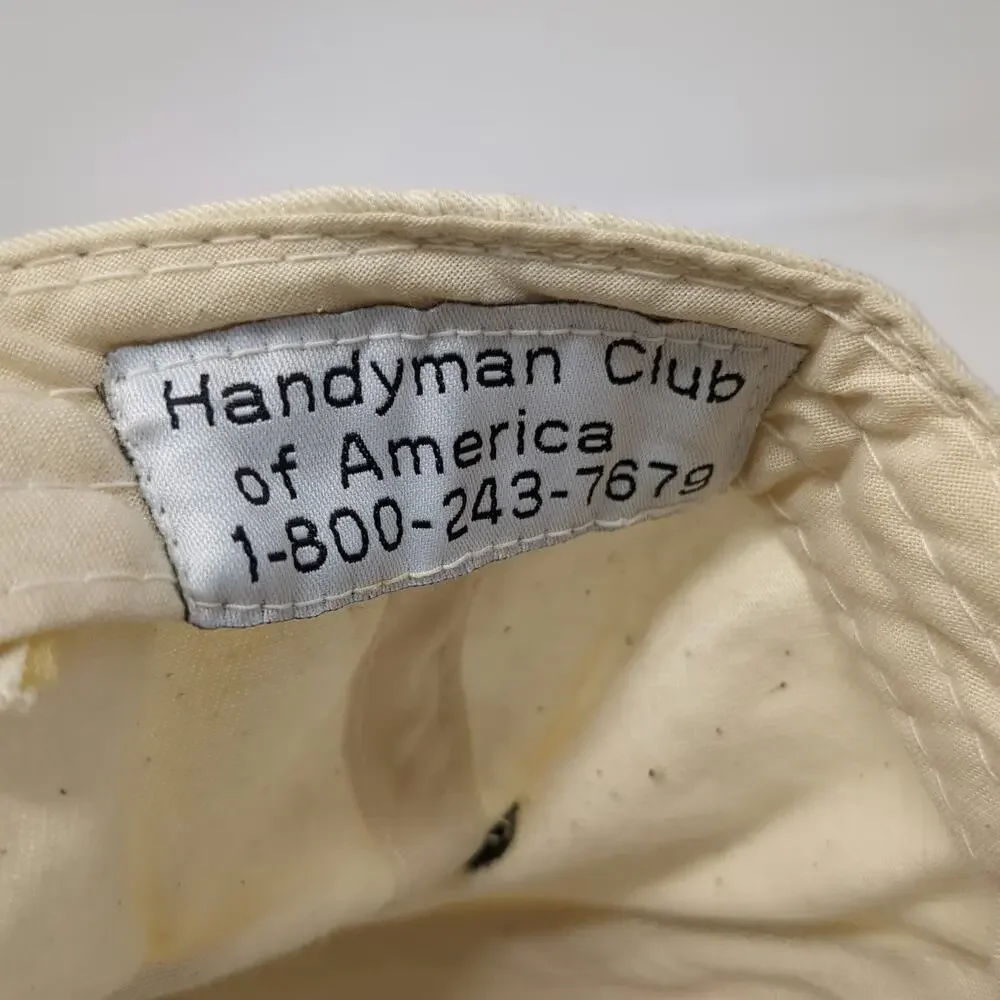 Handyman Club of America Life Member Snapback Beige Black One Size Hat Hammer